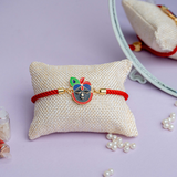 Sri Nath Ji Rakhi Adjustable for Brother With Roli Chawal