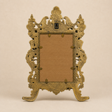 Victorian Photo Frame Brass Wall Decor | 7 Inch