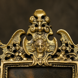 Victorian Photo Frame Brass Wall Decor | 7 Inch