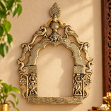 Prabhavali Lady statues Brass Wall Hanging