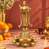 Brass Standing Deep Laxmi