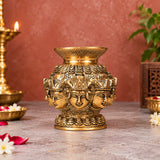 Brass Ashthlaxmi kalash