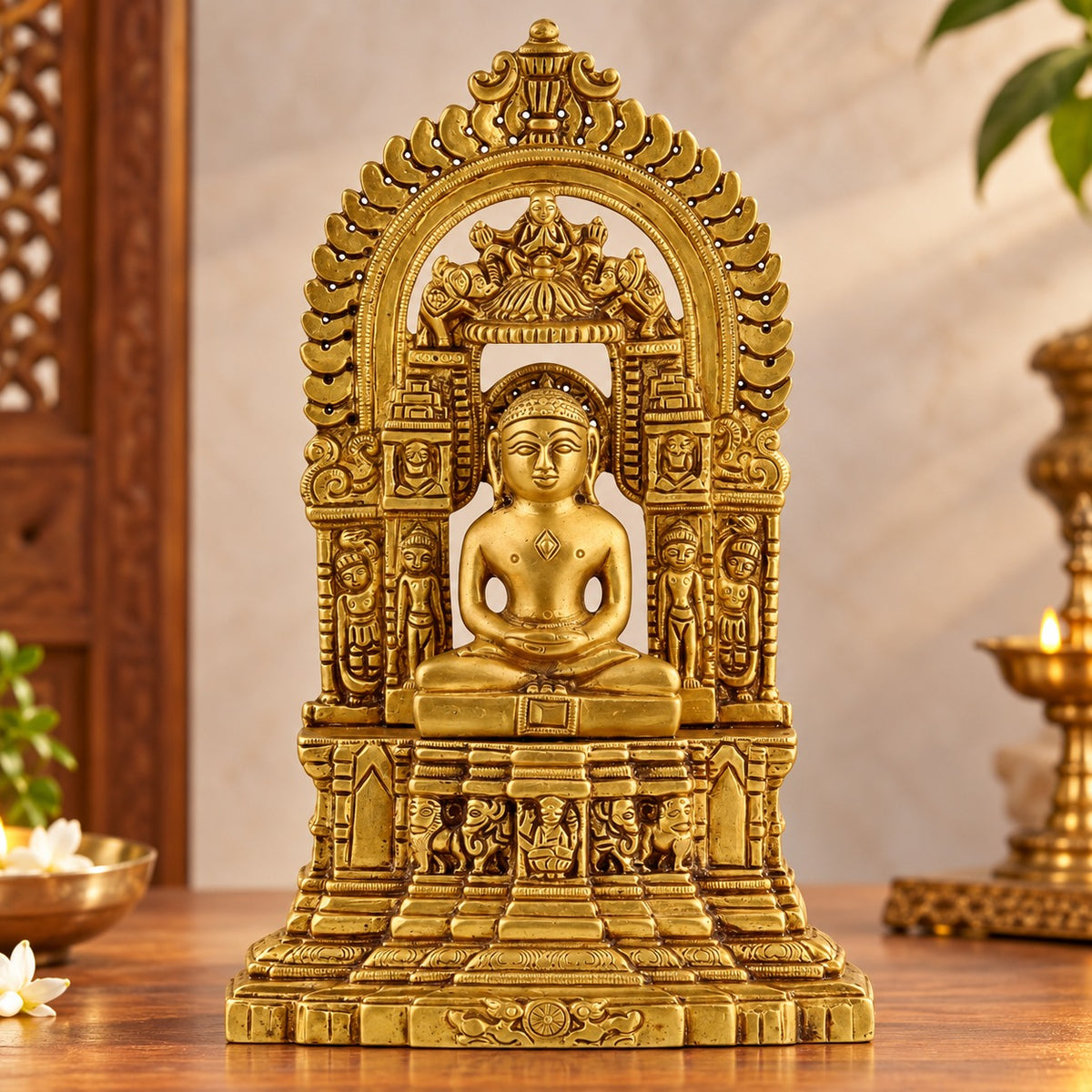 Mahaveera - Jain Tirthankara Brass Statue