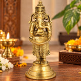 Lord Ganesha Aarti with 1 Diya
