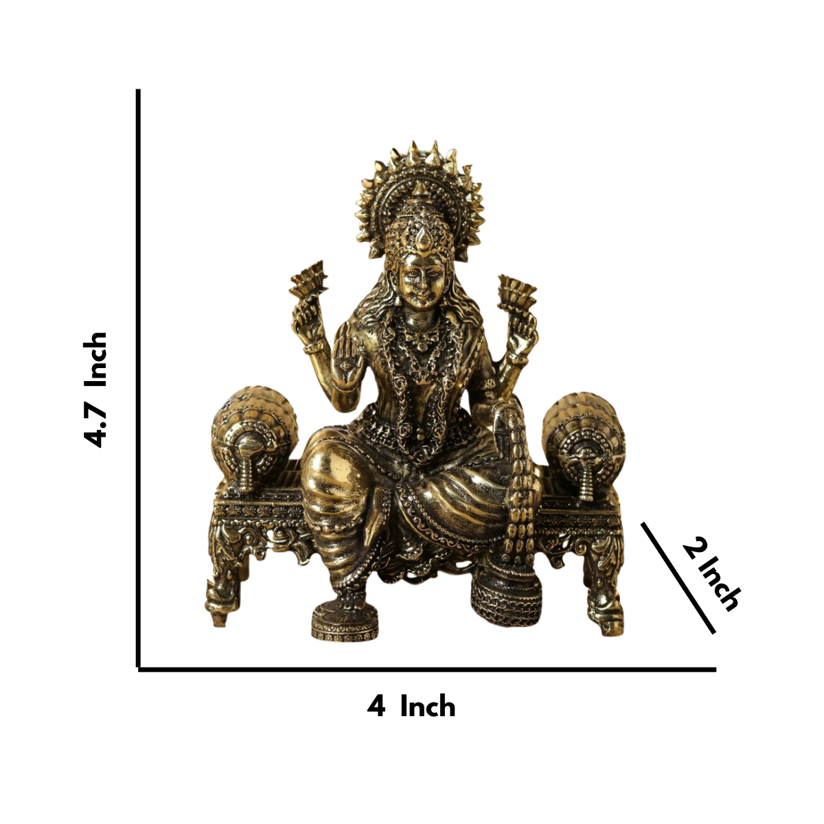 Super fine Brass  Lakshmi Ganesha Saraswati  Statue