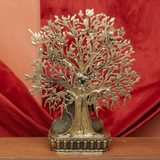 Superfine Brass Buddha with Kalpavriksha Tree Statue