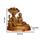 Brass Vishnu Laxmi Statue