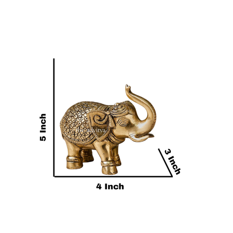 Brass elephant Standing