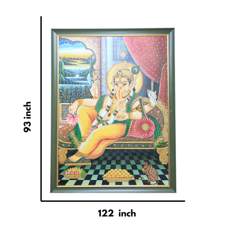 Big Lord Ganesha Framed Painting