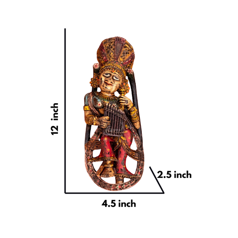 Wooden Dhokra Art Wall Art