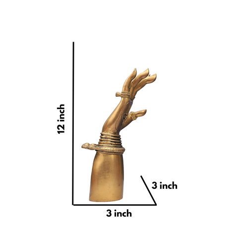 Brass Hand Pair Showpiece