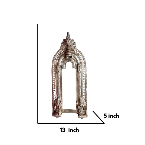 Brass Prabhavali with Mythical Yali