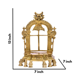 Yali God Throne- Brass Singhasan