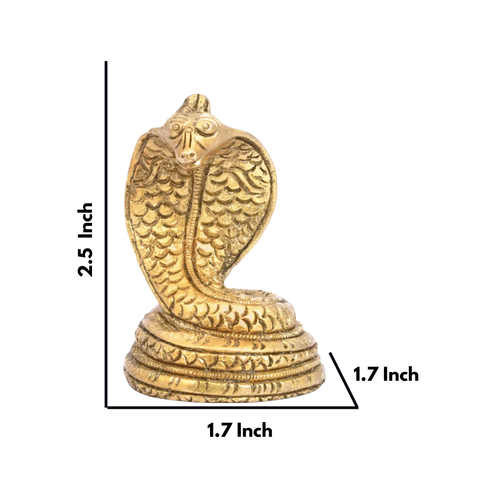 Small Brass Kundalini - Naag