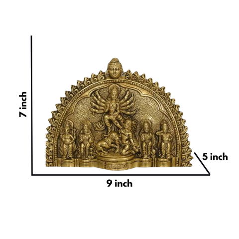 Brass Kaali Mata Wall Hanging