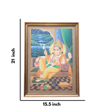 Lying Ganesh Framed Painting