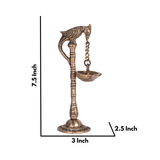 Parrot Diya Pair - Oil Lamp Stand