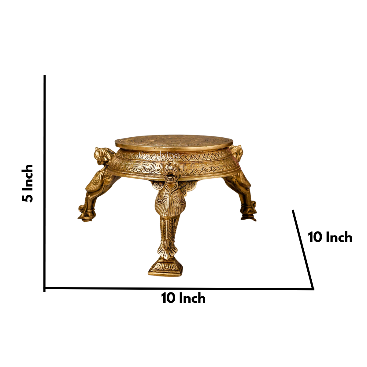 Brass Yali Chowki