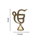 Brass Ek Onkar - Sikh Religious Symbol