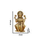 Superfine Brass Laxmi Idol – Symbol of Wealth & Prosperity