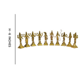 Visnhu,Nraayan,Hari,Pradyumna,Kamala-Natha,Dashavtara Incarnation Of Lord Vishnu (Set of 10)