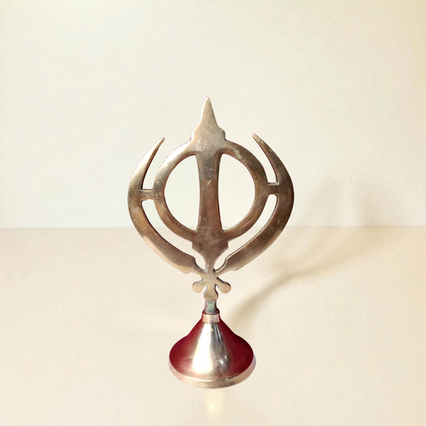 Brass Sikh Religious Ek Onkar Symbol