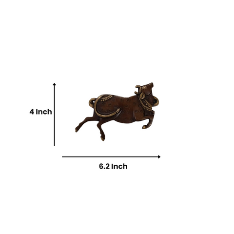 Traditional Brass Cow Wall Hanging – Home Décor Art Piece ( 4 Inch )