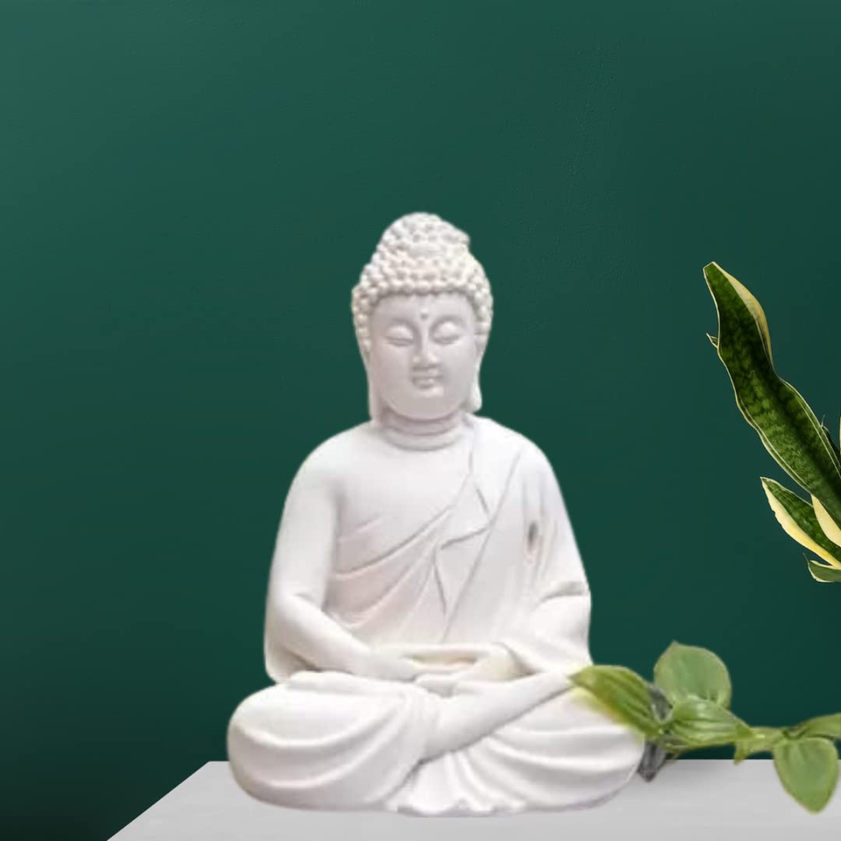 Tathagatah,Siddhartha Gautama,Supreme Buddha,Gautam Buddha,Polymarble Buddha Statue Sitting