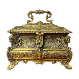 Brass Victorian Box for Jewellery, Decor & Treasure Chest
