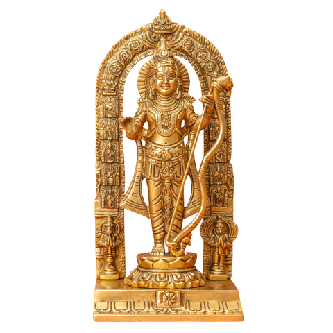 Brass Big Ram Lalla Statue