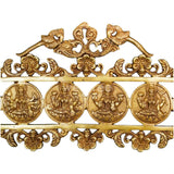 Brass Ashtalakshmi Wall Hanging Frame/Eight Forms of Goddess Lakshmi