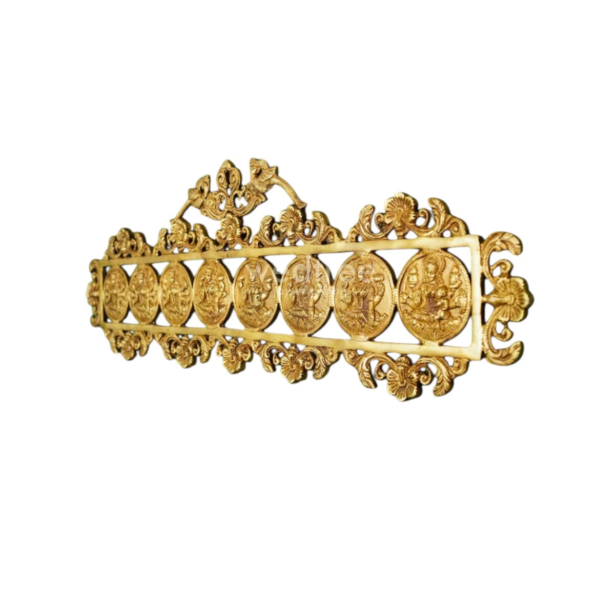 Brass Ashtalakshmi Wall Hanging Frame/Eight Forms of Goddess Lakshmi