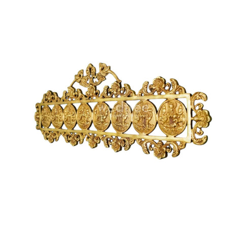 Brass Ashtalakshmi Wall Hanging Frame/Eight Forms of Goddess Lakshmi