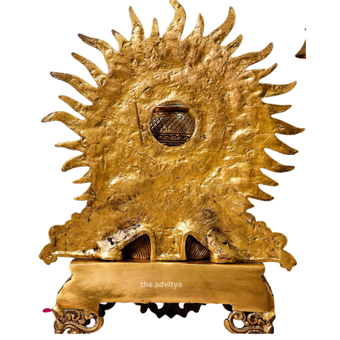 VeerHanumanta,Vayu Putra,Pawan Suta,Bajrangbali,Marutinandan,Brass Hanuman Bust Statue with white background.