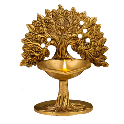 Brass Kalpavriksha Diya