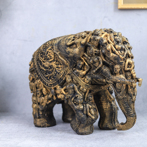 Resin Elephant Decorative Showpiece