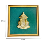 Brass Kalash Wall Hanging With Frame