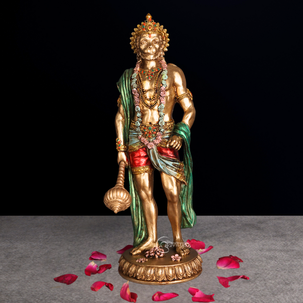 Resin Standing Hanuman Statue