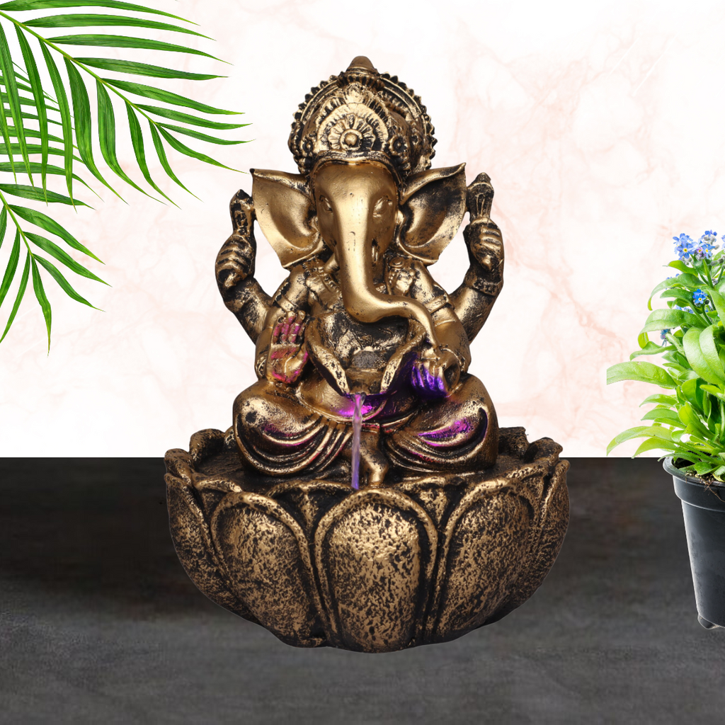 Resin Ganesha Water Fountain