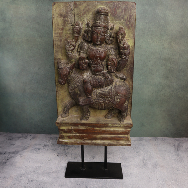 Antique Wooden Goddess Statue