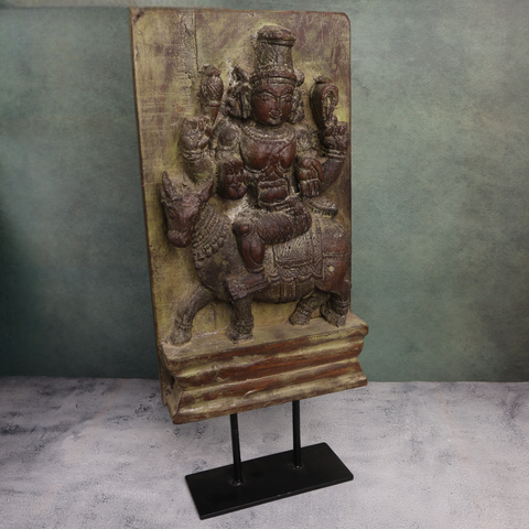 Antique Wooden Goddess Statue