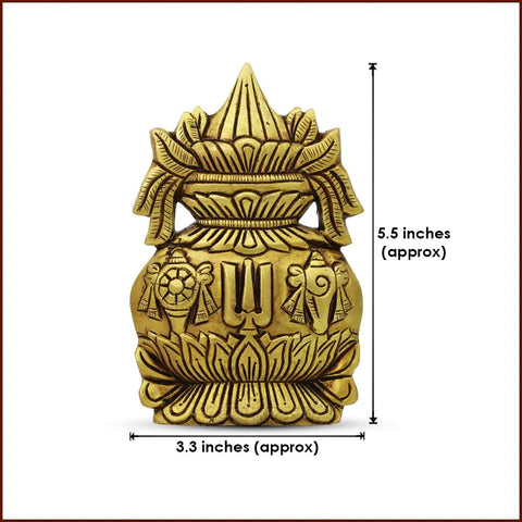 Brass Kalash Wall Hanging