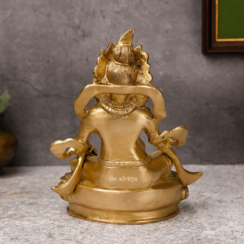 Back angle view of the Ethnic Kuber Idol with a smooth finish.