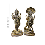 Visnu Laxmi,Vasudev Lakshmi,Srinivasa Lakshmi,Naryan Laxmi,Hari Laxmi,Brass Standing Vishnu Laxmi Pair