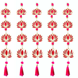 Lotus Jhaalar for Wall Hanging Pack of - 5