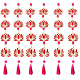 Lotus Jhaalar for Wall Hanging Pack of - 6