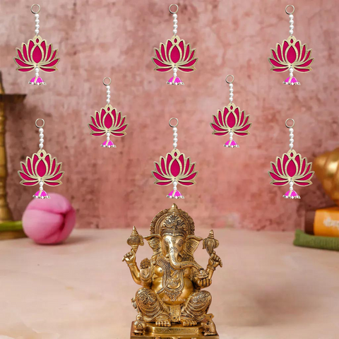 Lotus Wall Hanging Pack of - 8