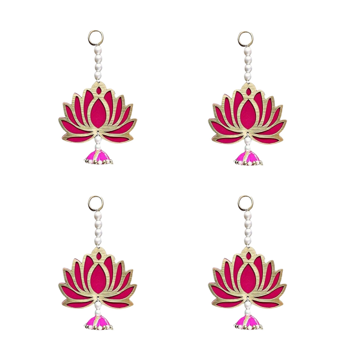 Lotus Wall Hanging Pack of - 4