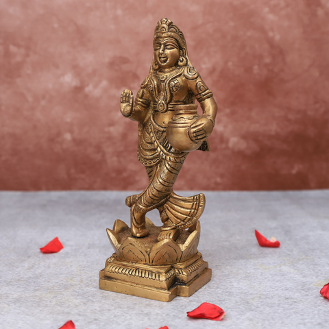 Handcrafted Brass Radha Krishna idol