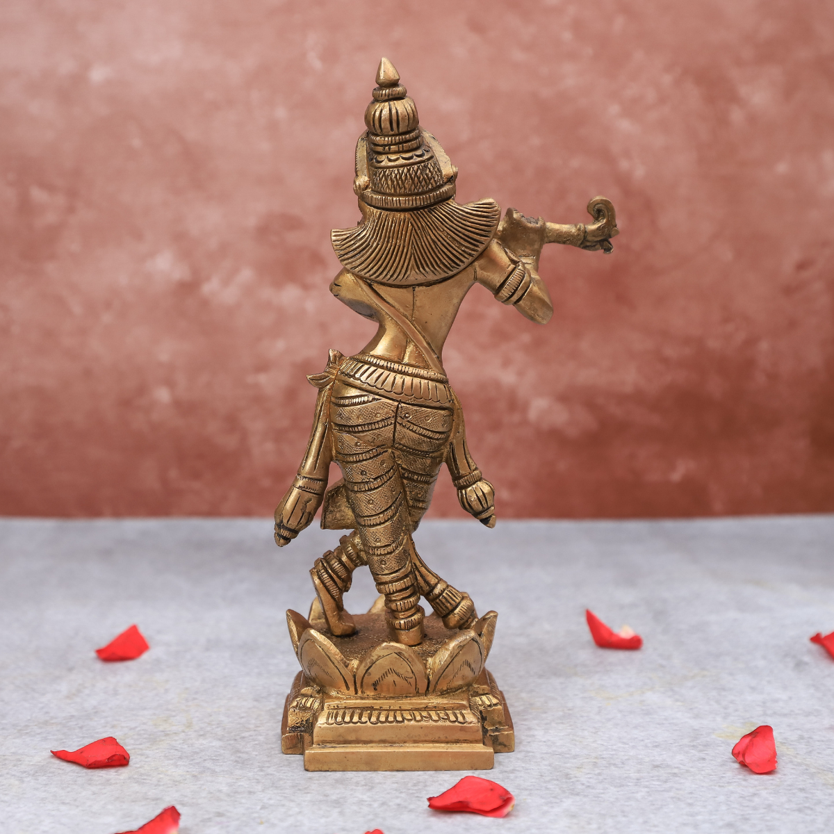 Handcrafted Brass Radha Krishna idol